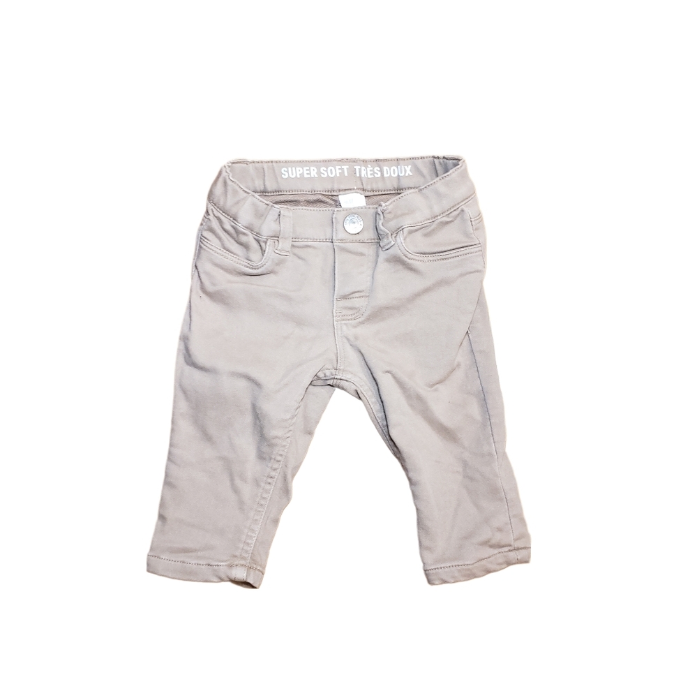 H&M 6m Tan Khaki Super Soft Baby Pants
